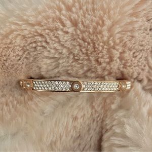 Henri Bendel Love Rose Gold Love Bracelet (LOVE IT BUT TOO SMALL FOR MY WRIST😔)